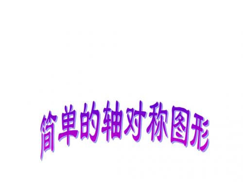 八年级数学简单的轴对称图形2