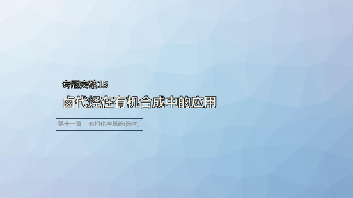 高三化学一轮复习精品课件：专题突破15  卤代烃在有机合成中的应用