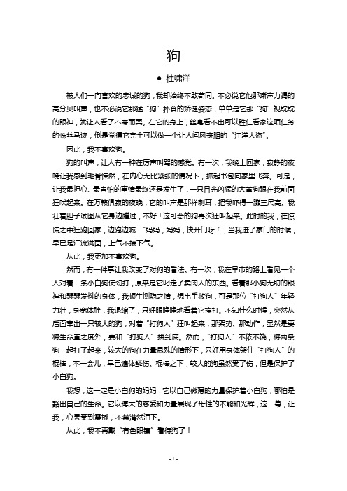 狗