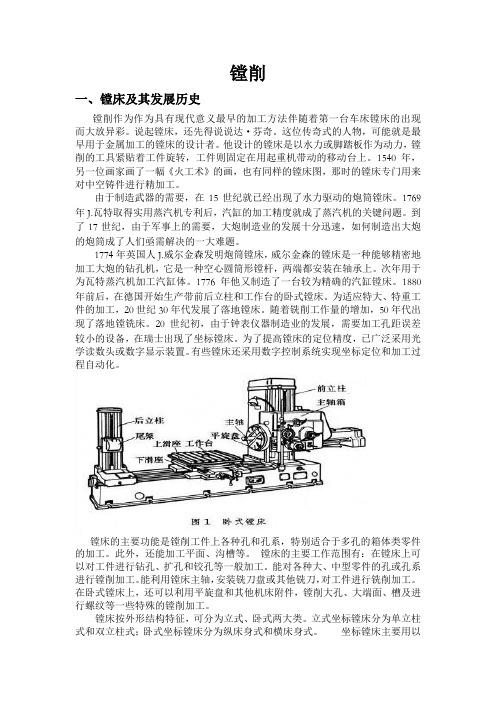 镗削加工