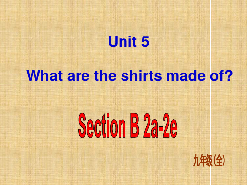 人教版九年级英语课件：unit5sectionb-2