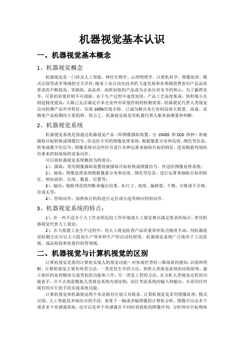机器视觉认识