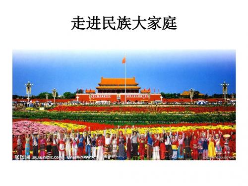 五年级走进民族大家庭PPT
