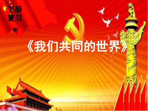 部编版九下道法第1单元复习  优秀课件
