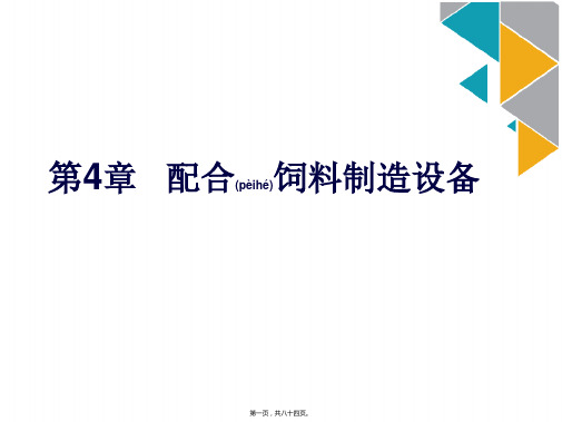配合饲料制造设备课件(ppt版)