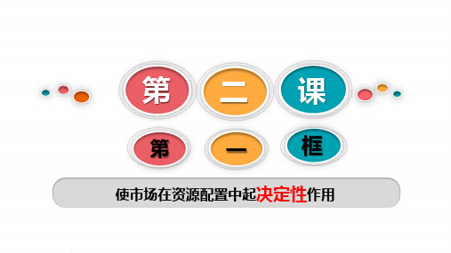 高中政治必修二《2.1 使市场在资源配置中起决定性作用》课件(三套)