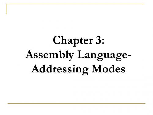 3 addressing mode