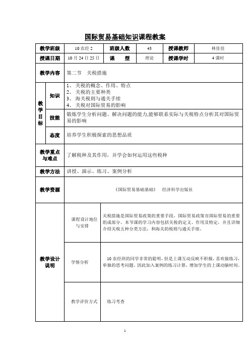 关税措施