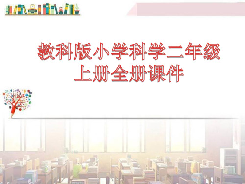 教科版小学科学二年级上册 精美课件全册课件