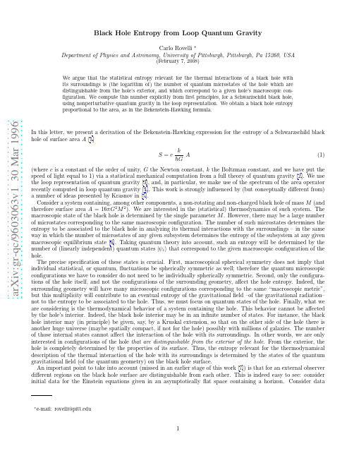 Black Hole Entropy from Loop Quantum Gravity