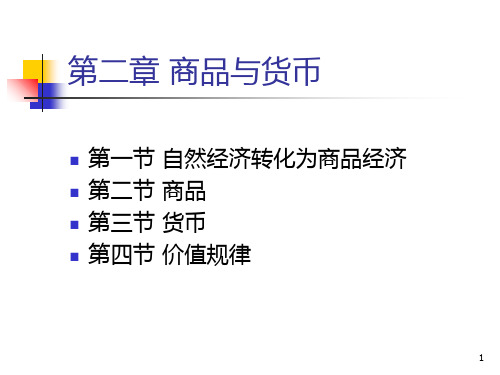 3第2章 商品与货币PPT课件