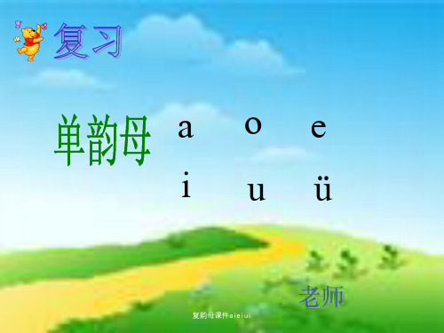 复韵母课件aieiui