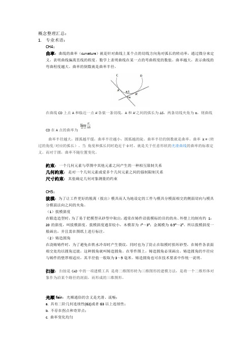 CATIA知识整理