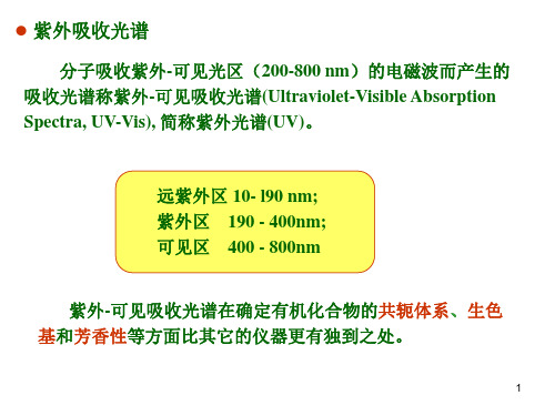 四谱解析-紫外及综合解析
