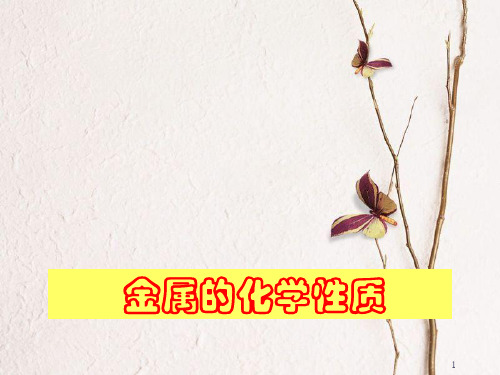 湖南省长沙市中考化学复习 金属的化学性质名师课件.pptx
