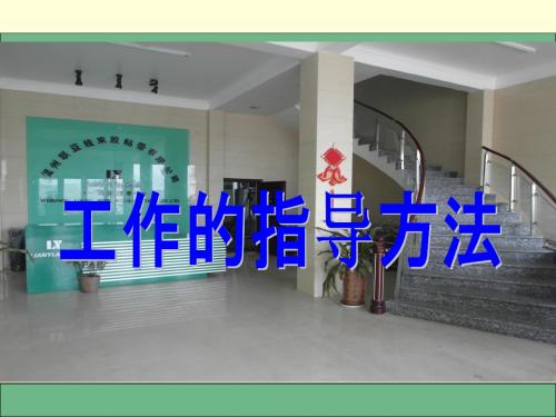 TPS-工作的教导方法