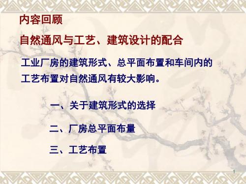 通风和净化工程讲稿-精品文档