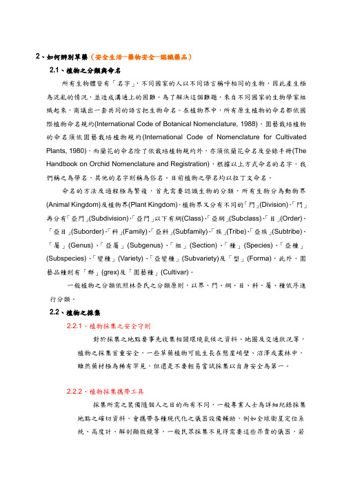 如何辨别草药安全生活药物安全认识药品