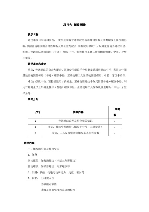 (完整word版)螺纹的测量方法