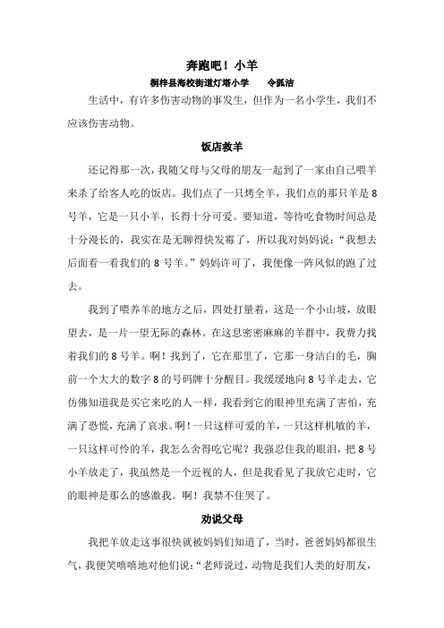 奔跑吧小羊