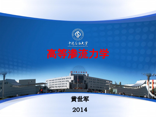 高等渗流力学(2015)-第五章