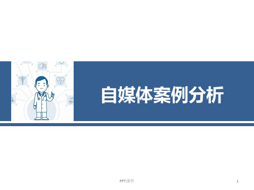 自媒体案例分析  ppt课件
