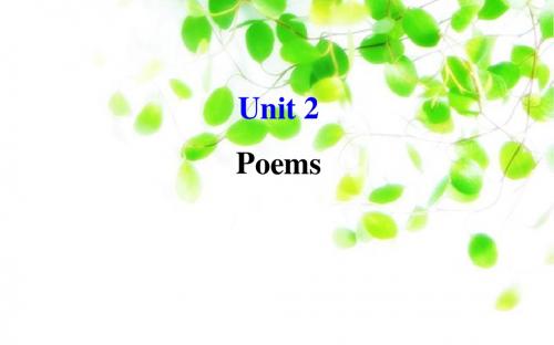 高中英语选修6课件Unit2