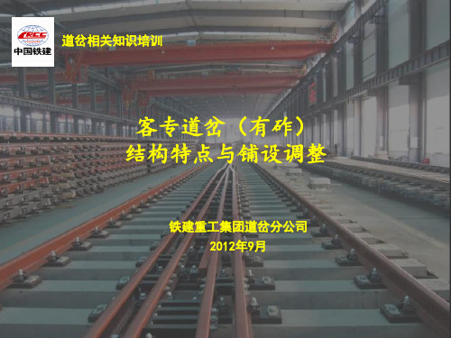 【2019-2020年整理】客专道岔结构特点与铺设调整