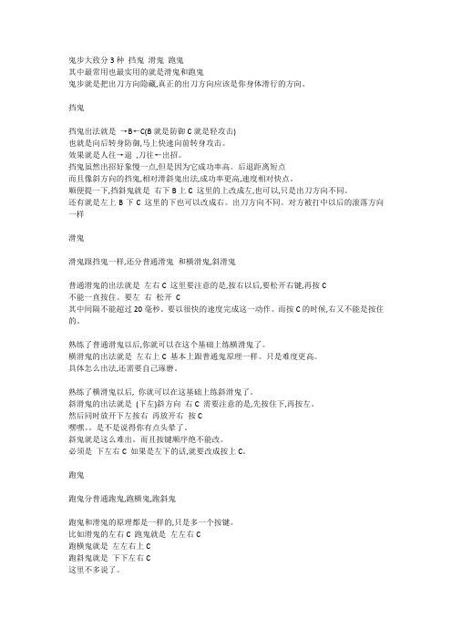 CF鬼跳