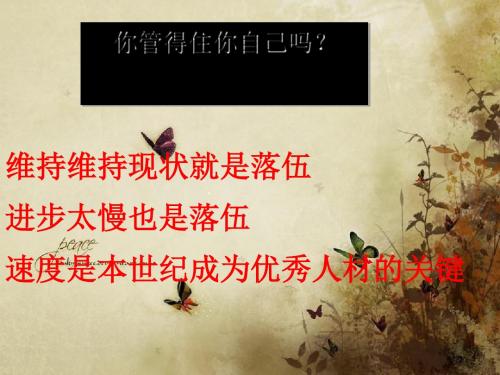 主题班会：班会五项管理ppt