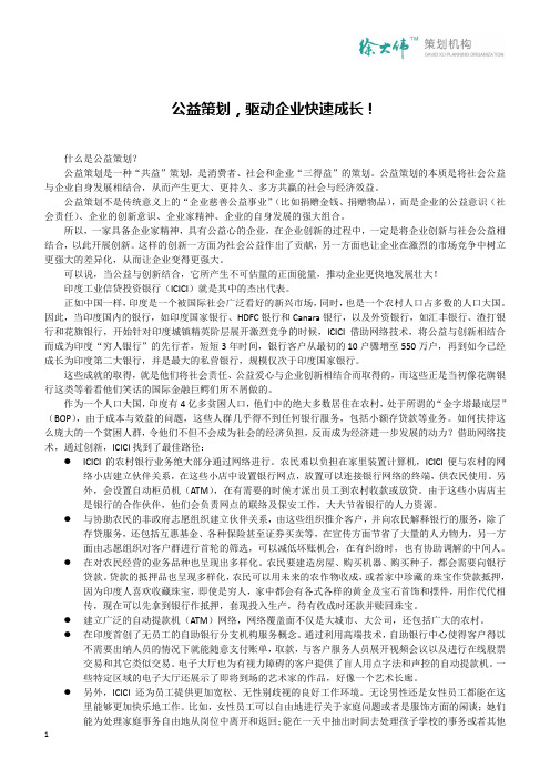 公益策划,驱动企业快速成长!