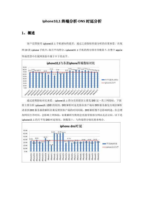 Iphone10,1终端DNS时延分析