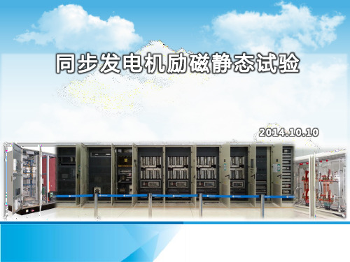 5同步发电机励磁系统静态试验
