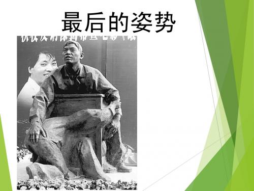 苏教版六年级上册 《最后的姿势》教学课件