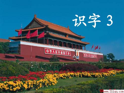 人教版二年级上册语文《识字3》课件