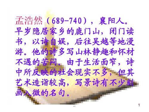 《宿建德江》ppt课件