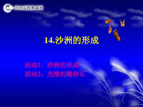 沙洲的形成