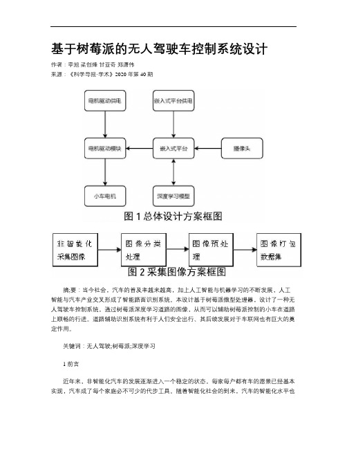 基于树莓派的无人驾驶车控制系统设计