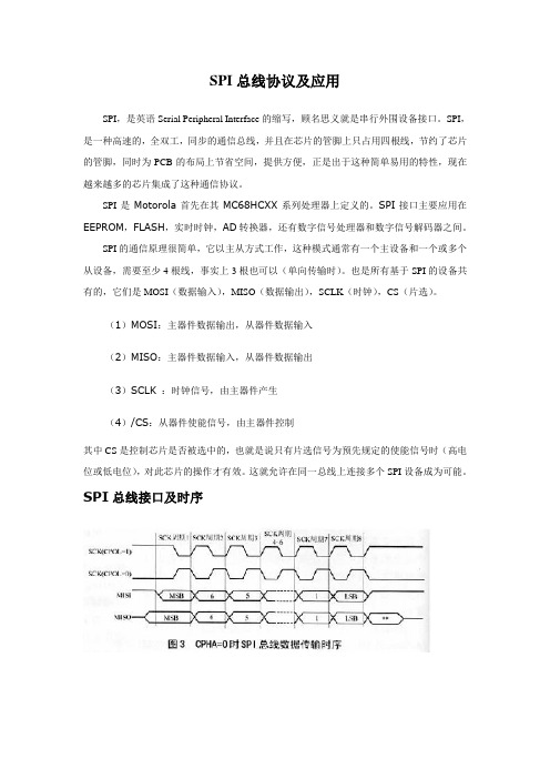 SPI总线协议及应用