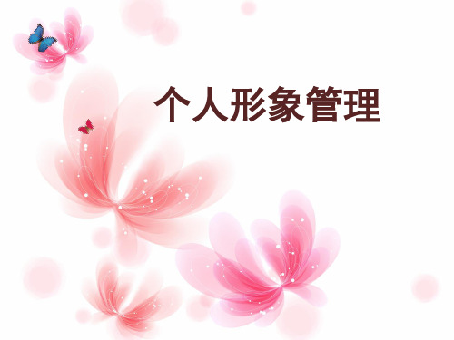 个人形象管理