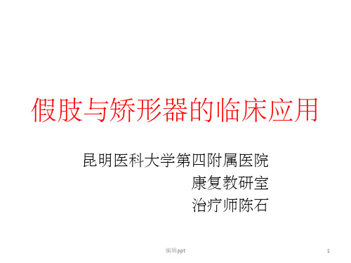 《假肢概述与截肢》PPT课件