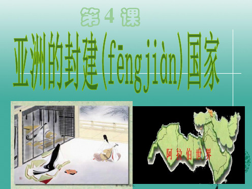 九年级历史上册第二单元第4课亚洲封建国家的建立课件4新人教版