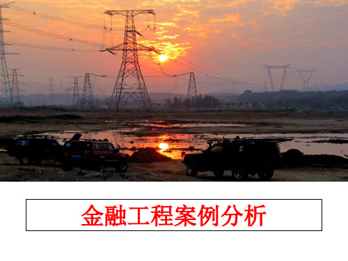 最新金融工程案例分析