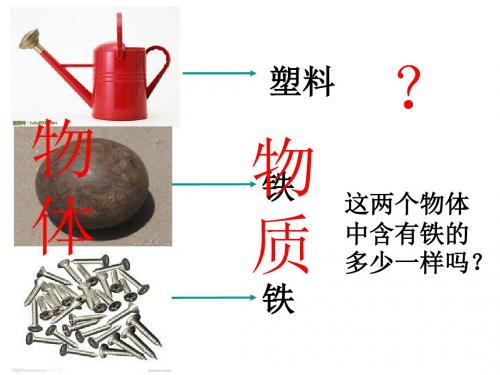 八年级物理上册 6.1 质量课件1 