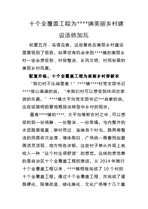 十个全覆盖工程