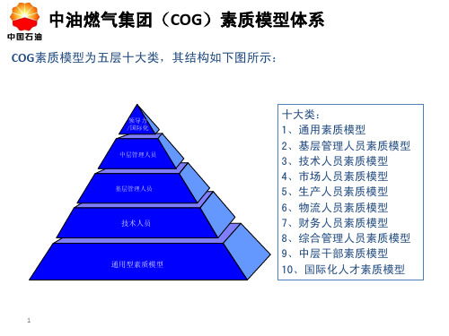 中油燃气集团中层管理干部五力模型