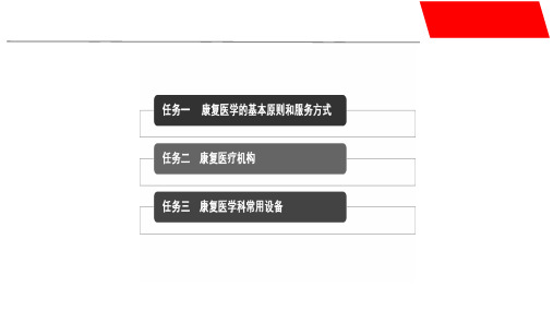 康复医疗机构与组织方式