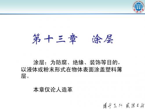 第十三章 涂层