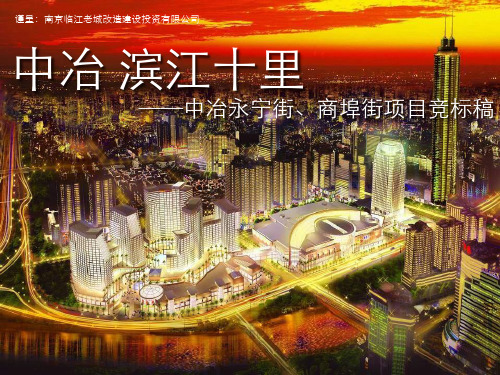 2011南京中冶下关永宁街、商埠街项目营销策划报告N