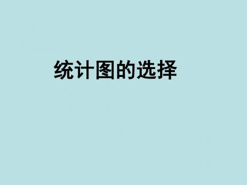 北师大版2019-2020学年七年级数学上册6.4统计图的选择课件